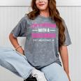 Doctoral Degree Graduation Woman With a Doctorate Mineral Wash Tshirts Mineral Gray