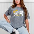 Done Class Of 2023 Graduation For Her Him Grad Seniors 2023 Mineral Wash Tshirts Mineral Gray