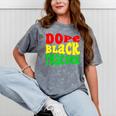 Dope Teacher African American Graduation History Month Mineral Wash Tshirts Mineral Gray