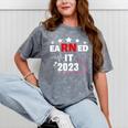 Earned It 2023 For Nurse Graduation Or RN LPN Class Of 2023 Mineral Wash Tshirts Mineral Gray