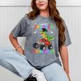 I Easily Crushed Kindergarten Graduation 2022 Truck Dinosaur Mineral Wash Tshirts Mineral Gray