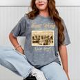 East Wing Never Forget American Vintage Nostalgia Premium Tri-Blend Mineral Wash Tshirts Mineral Gray