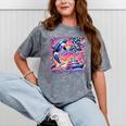 EAT THE RICH 90S NOSTALGIA WHALE ORCA YAHCT RETRO Mineral Wash Tshirts Mineral Gray