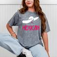 Educated Mexican Graduation Shirt For Women Mineral Wash Tshirts Mineral Gray