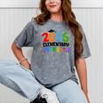 Elementary Graduate 2026 Graduation Class Of 2026 Kids Mineral Wash Tshirts Mineral Gray