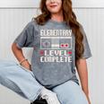 Elementary Level Complete Gamer Class Of 2025 Graduation Mineral Wash Tshirts Mineral Gray
