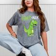 EMT Rex Paramedic Graduation Firefighter Mineral Wash Tshirts Mineral Gray