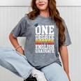 English Major Shirt Now Hotter By One Degree Graduation Mineral Wash Tshirts Mineral Gray