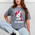 Ew People Unicorn Sarcastic Humor Introvert Mineral Wash Tshirts Mineral Gray