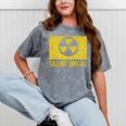 Fallout Shelter Nuclear War Radioactive Nostalgia T-Shirt Mineral Wash Tshirts Mineral Gray