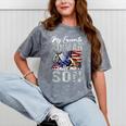 My Favorite Airman Calls Me Son Air Force Graduation Son Mineral Wash Tshirts Mineral Gray