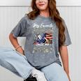 My Favorite Soldier Calls Me Aunt US Army Graduation Aunt Mineral Wash Tshirts Mineral Gray