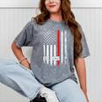 Fire Academy Survivor Firemen Fire School Graduation Mineral Wash Tshirts Mineral Gray