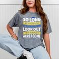 First Day School 7th Grade 6th Grade Graduation Mineral Wash Tshirts Mineral Gray