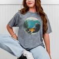 Fish Bowl Frutiger Aero Y2K Retro Vibes Mineral Wash Tshirts Mineral Gray