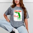 Florida Roots Florida Nostalgia Mineral Wash Tshirts Mineral Gray