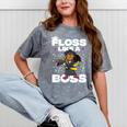 Floss Like A Boss Shirt Class Of 2019 Graduation Kids Mineral Wash Tshirts Mineral Gray