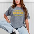 Football Proud Senior 2026 Graduation Year Mineral Wash Tshirts Mineral Gray