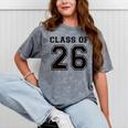 Freshman Class Of 2026 High School Senior Graduation Mineral Wash Tshirts Mineral Gray
