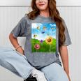 Frutiger Aero Aesthetic Tech Scenery Fishes Sunflower Mineral Wash Tshirts Mineral Gray Frutiger Aero Aesthetic Tech Scenery Fishes Sunflower Mineral Wash Tshirts Mineral Gray