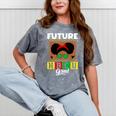 Future HBCU Grad HBCU Tomorrow Girl Graduation Kids Mineral Wash Tshirts Mineral Gray