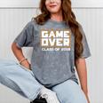 Game Over Class Of 2018 Graduation Shirt Mineral Wash Tshirts Mineral Gray