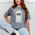 Generic Beer 1980s 80s Nostalgia Mineral Wash Tshirts Mineral Gray