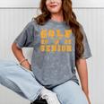 Golf Senior Night Golf Senior 2025 Graduation 14 Mineral Wash Tshirts Mineral Gray