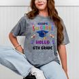 Goodbye 5th Grade Graduation 2025 6th Grade Graduate Kids Mineral Wash Tshirts Mineral Gray