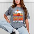 Graduation Basketball Retro Proud Mom Of A 2026 Graduate Mineral Wash Tshirts Mineral Gray