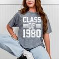 Graduation Class 1980 Mineral Wash Tshirts Mineral Gray