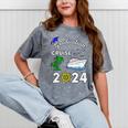 Graduation Cruise 2024 Ship Boat Vacation Summer Vacation Men Women Kids Mineral Wash Tshirts Mineral Gray