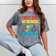 Graduation First Day Of School Crushed It Mineral Wash Tshirts Mineral Gray