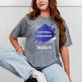 Graduation Graduated Electrical Engineering Degree Student Mineral Wash Tshirts Mineral Gray