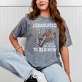 Graduation I Graduated Can I Go Back To Bed Now Mineral Wash Tshirts Mineral Gray