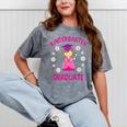 Graduation Kindergarten Last Day Of School Shirt Girls Mineral Wash Tshirts Mineral Gray