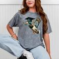 Graduation Mallard Duck Hunter Hunting Season Grad Hunting Mineral Wash Tshirts Mineral Gray