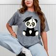 Graduation Panda Bear 2017 Graduate Graduation T-Sh Mineral Wash Tshirts Mineral Gray