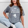 Graduation Pregnancy Announcement Shirt For Expectant Women Mineral Wash Tshirts Mineral Gray