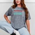 Graduation Promotion Elementary School To Junior High Mineral Wash Tshirts Mineral Gray