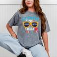 Graduation Shirt Goodbye PreK Hello Kindergarten School Mineral Wash Tshirts Mineral Gray