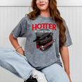 Graduation T Shirt Hotter By One Degree Mineral Wash Tshirts Mineral Gray