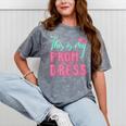 Graduation Tee This Is My Prom Dress 2021 Graduate Mineral Wash Tshirts Mineral Gray