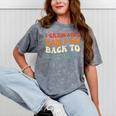 Groovy I Graduated Can I Go Back To Bed Now Graduation Mineral Wash Tshirts Mineral Gray