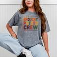 Grouchy Potato Crew Introvert Sarcasm Premium Tri-Blend Mineral Wash Tshirts Mineral Gray
