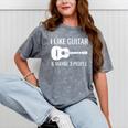 I Like Guitar & Maybe 3 People Music Introvert Guitar Mineral Wash Tshirts Mineral Gray I Like Guitar & Maybe 3 People Music Introvert Guitar Mineral Wash Tshirts Mineral Gray