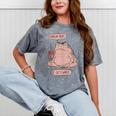 Hang In There It Gets Worse Introverts Anti Valentines Day Mineral Wash Tshirts Mineral Gray