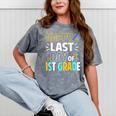 Happy Last Day Of 1st Grade Shirt Cutie Graduation Mineral Wash Tshirts Mineral Gray