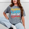 Happy Last Day Of 3rd Grade Shirt Third Grade Graduation Mineral Wash Tshirts Mineral Gray