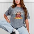 Hermit Crab Saying Emotionally Shelled Introvert Humor Mineral Wash Tshirts Mineral Gray